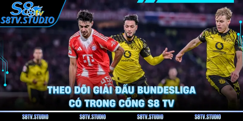 Theo dõi giải đấu Bundesliga có trong cổng S8 TV